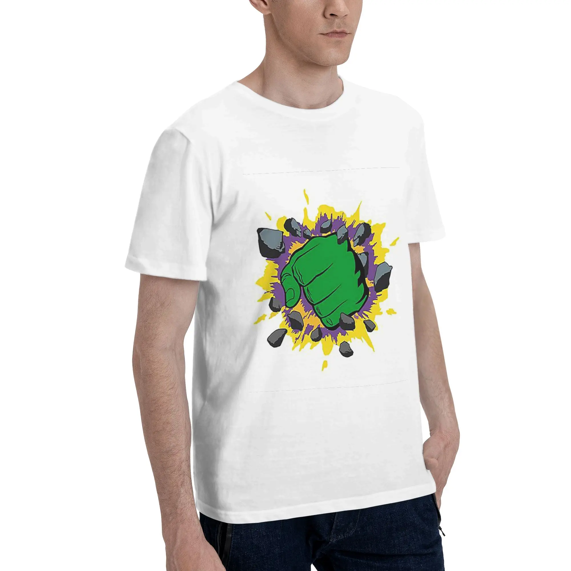 

Мужская футболка «Невероятный папа Халка», большие размеры, мужские хлопковые футболки с круглым вырезом, короткие летние мужские футболки