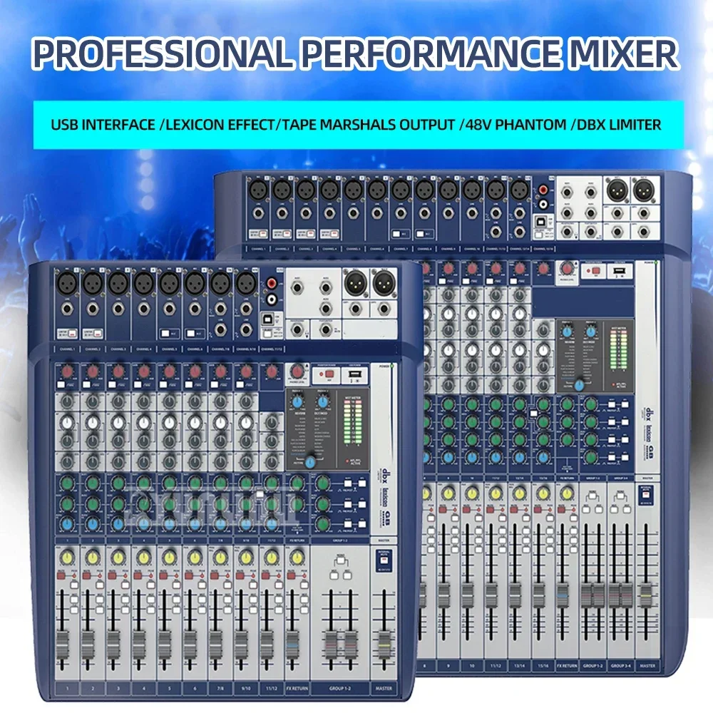 Dj Controller Mixer Audio Sound Mixing Table Card Professional Pc Digital Consoles Interface Console Pro Equipment 16 22 Channel