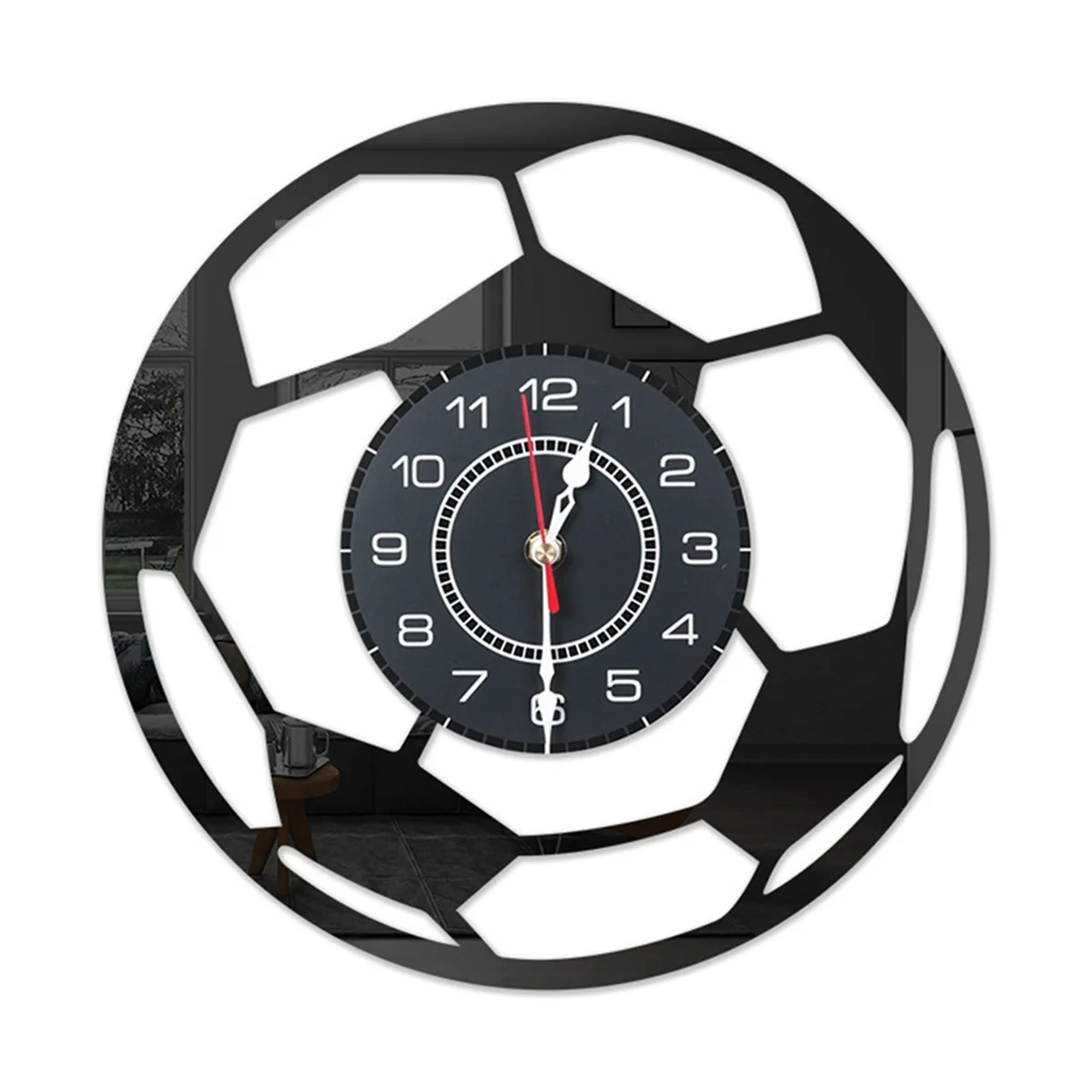 

Cartoon Football Clock Fashion Simple Wall Clock Living Room Bedroom Wall Quartz Clock Wall Clock