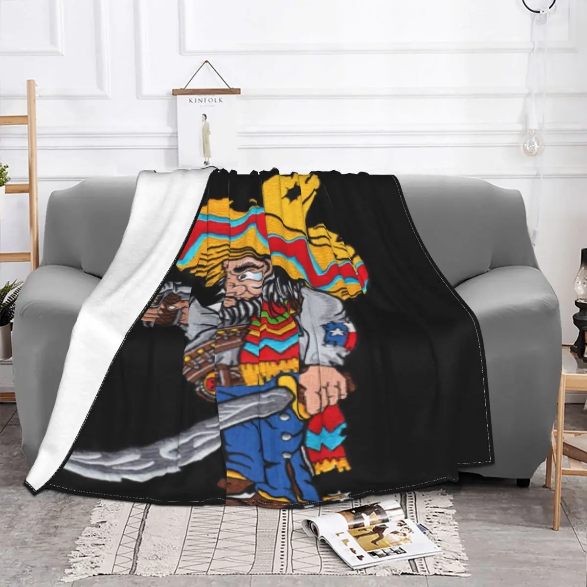 Bandidos Worldwide Motorcycle Club 130 Plush Throw Blanket Custom Blanket Personalized Throw Blanket