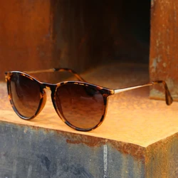 2025 New Vintage Women's Polarized Sunglasses Fashion Brand Driving Sun Glasses For Men Outdoor Round Gradient Lens Goggles