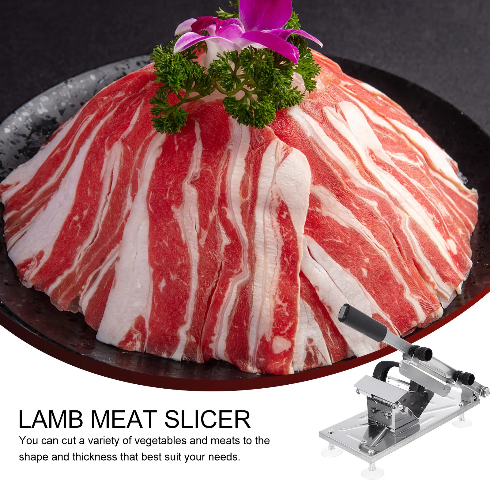 

Non-Slip Manual Beef Stainless Steel Vegetable For Meat Potato Carrot Lamb Vegetable Cutting Tool Gadget Kitchen Supply