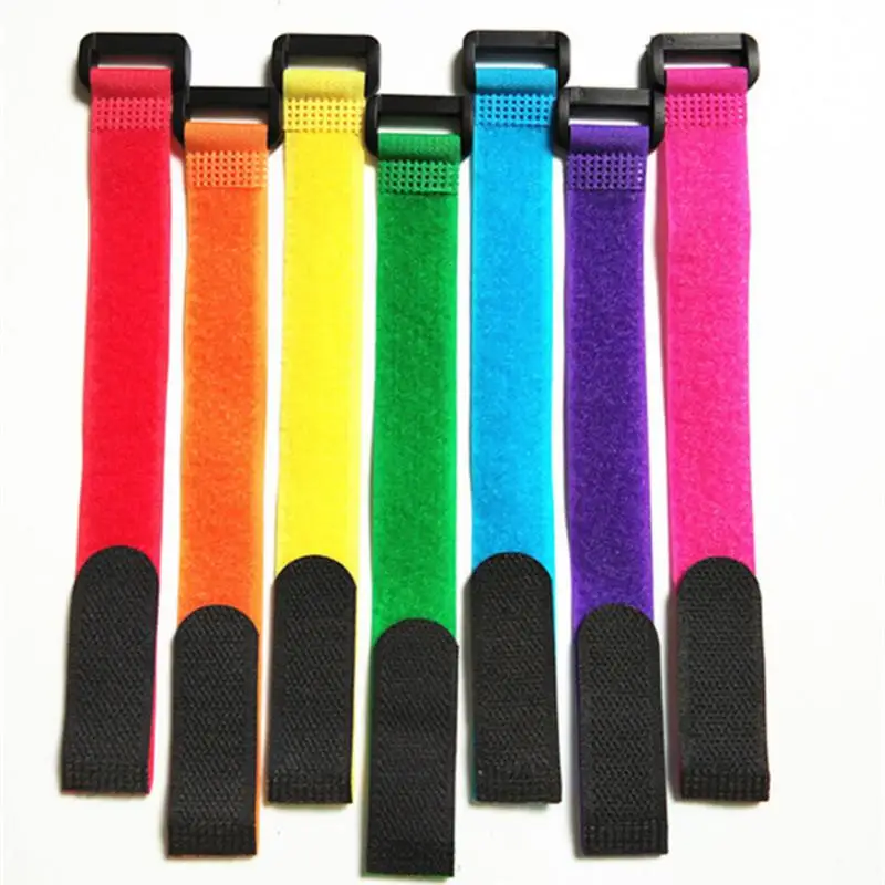 2.5*50cm Reusable Fastening Bike Tie Nylon Hook Durable Multil Purpose Self-Adhesive High Quality Strap Cable Ties