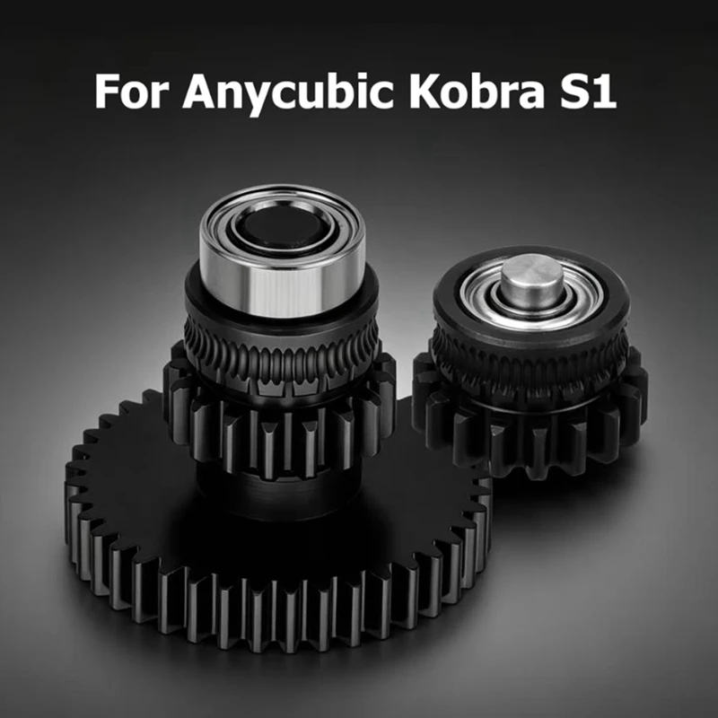 For S1 Extruder Gear Hardened Steel Gear Kit Integrated Extruder Replacement 3D Printer Accessories [No.3 Elnic]
