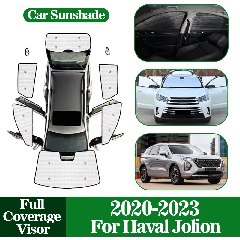 

Автомобильный солнцезащитный козырек для Haval Jolion GWM 2020-2023, анти-УФ-блоки для конфиденциальности, отражатель, солнцезащитный козырек с полным покрытием, козырек на лобовое стекло