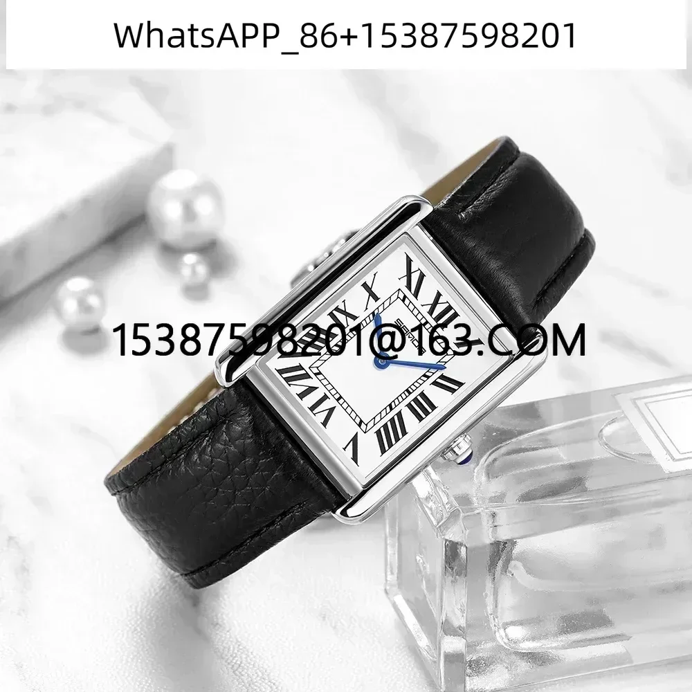 1108 New Roman Scale Couple Quartz Watch Belt Fashionable Trend Waterproof Simple Creative Quartz Men's and Women's Watch