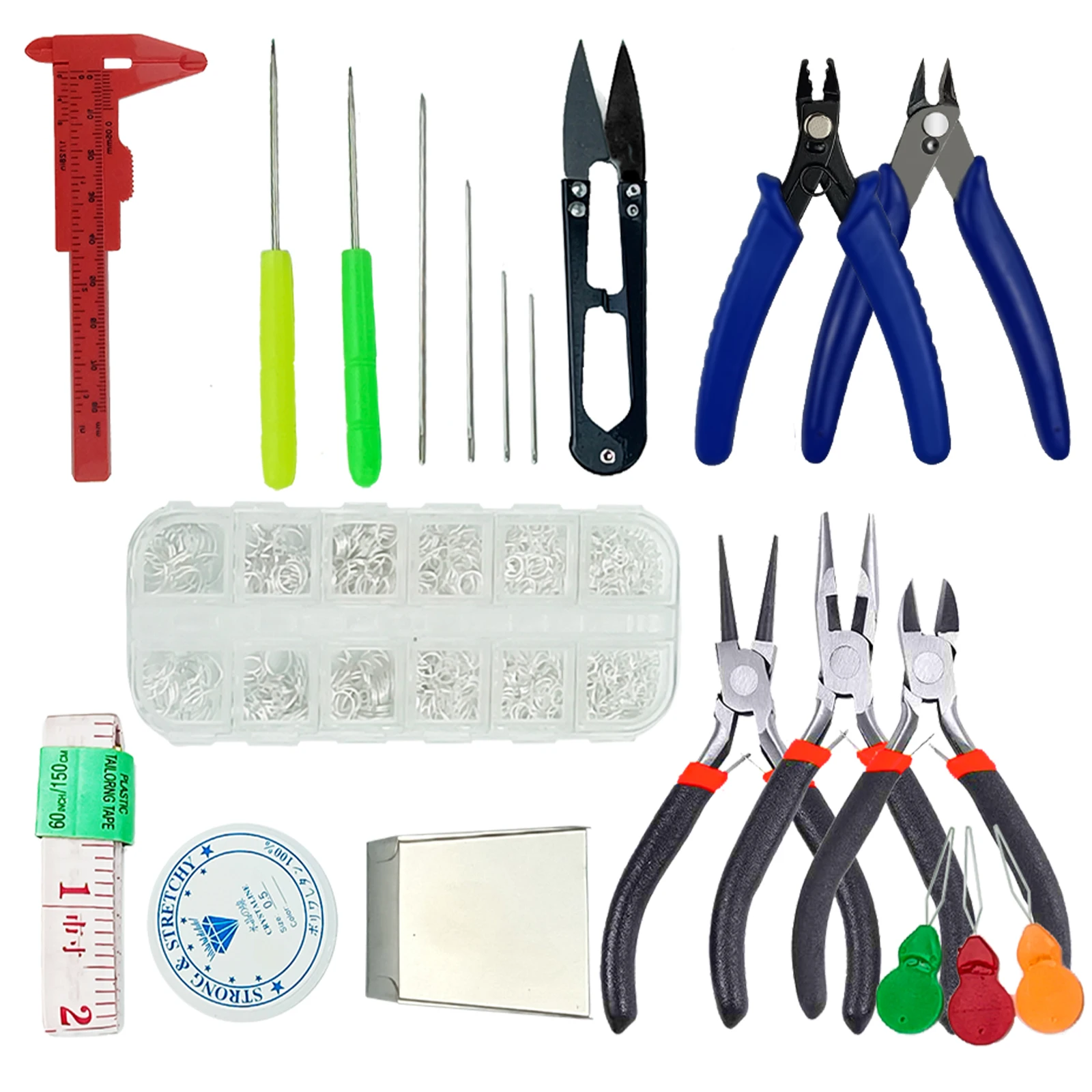 Adult Jewelry Making Kit - Supplies, Tools, Wires, Findings, Helping Hands for Making and Repairing Jewelry