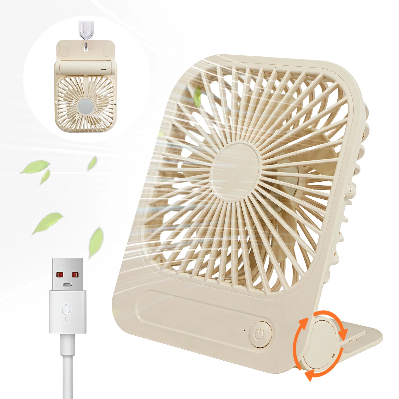 

Магнитный вентилятор Eary Портативный 1200 мАч USB перезаряжаемый настольный вентилятор с сильным магнитным основанием 4 регулируемых скорости ветра Мини-вентилятор охлаждения