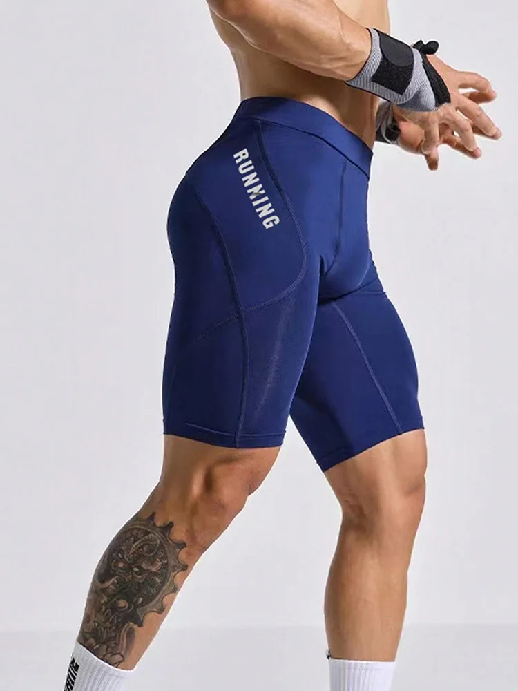 Men's Bodybuilding Shorts Gym Running Leggings Male Joggings Elastic Compressions Sweatpant Football Basketball Tights Trousers