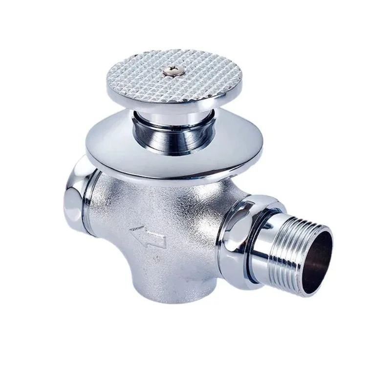 

Low Price Brass Foot Pedal Push Button Durable Flush Valves for Office Toilet