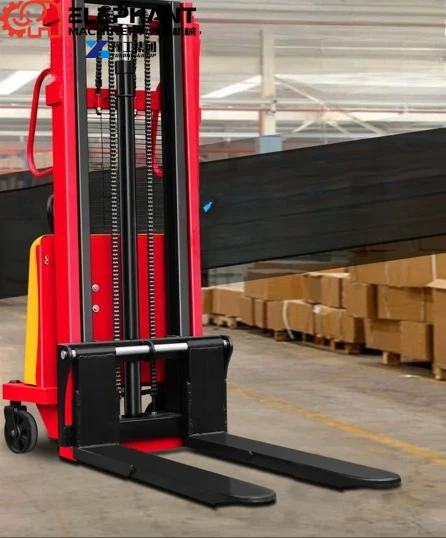 New Energy Electric Stacker Stable Performance Warehouse Factory Pallet Stacker