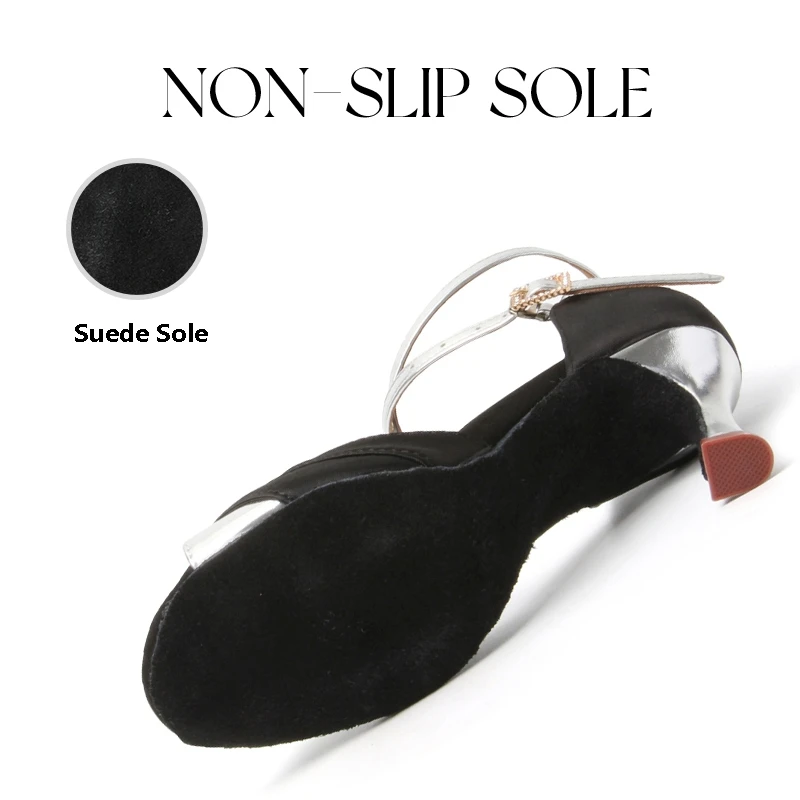 Scarpe da ballo latino da donna Scarpe da ballo professionali per ragazze da donna Sneaker 7 cm Scarpe da pratica per salsa jazz con suola morbida in pelle scamosciata