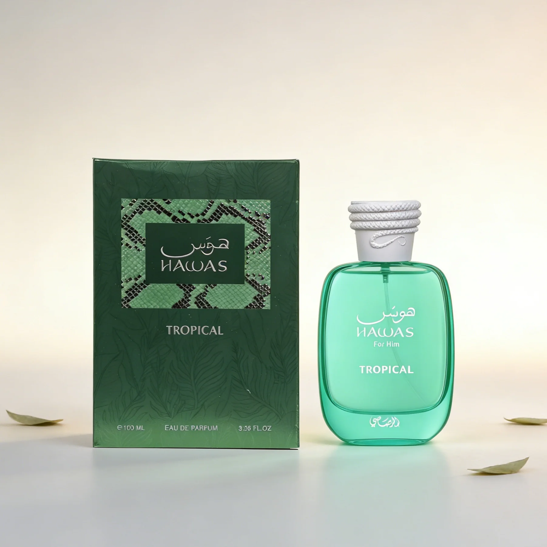 

Hawas Tropical For Him Men's Perfume 3.38oz, Zesty Citrus & Coconut Aroma, Clean Invigorating Masculine Scent