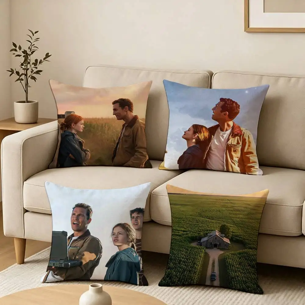 Hot Science Fiction I-Interstellar  Pillow Case Square Double-Sided Sofa Cushion Cover Bedroom Bedside Pillow