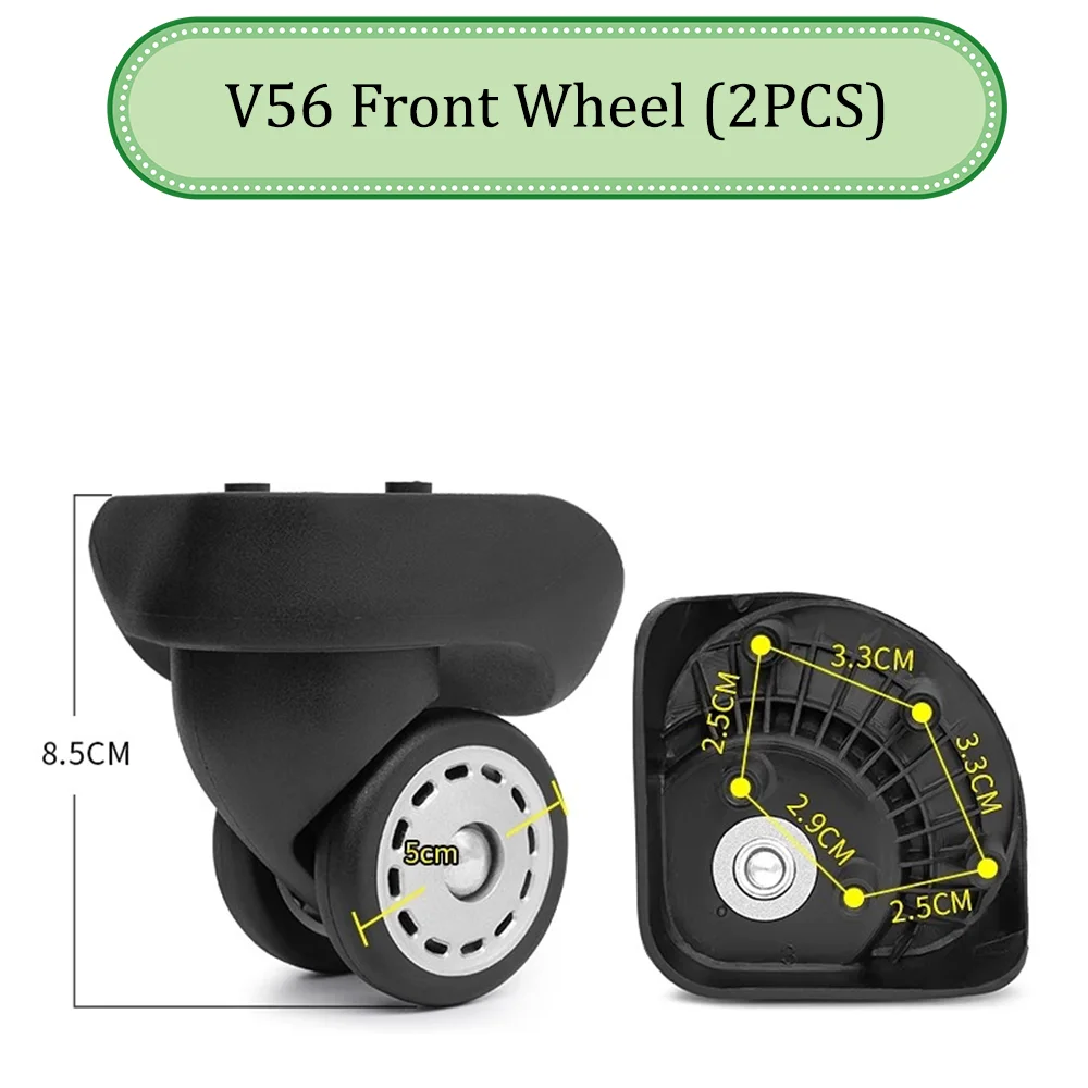 Suitable For Samsonite V56 Luggage Wheel Trolley Case Wheel Pulley Sliding Casters Universal Wheel Repair Wear-resistant Slient