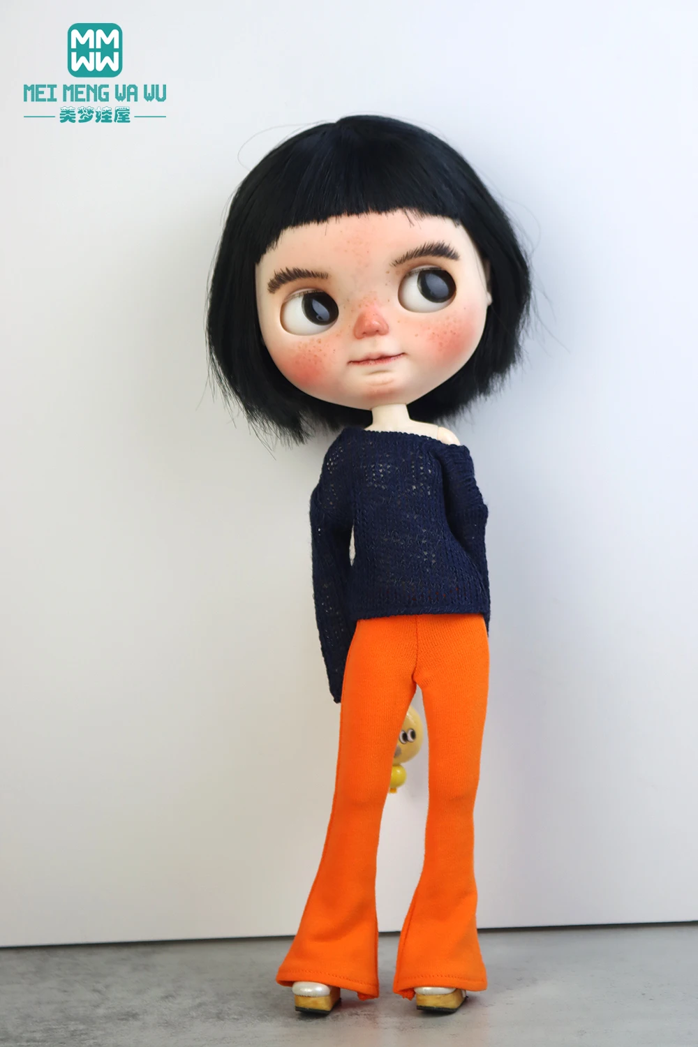 Blyth Doll Accessories Clothing Fashion Sweaters Flared Trousers Suitable for Blyth Azone Doll Gifts