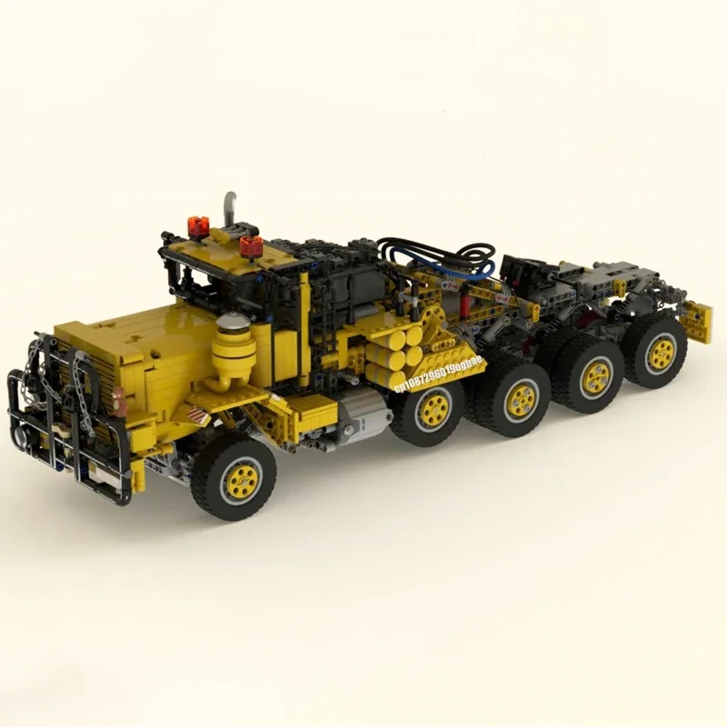 جديد 2203 قطعة MOC Oshkosing M911 المعدات الثقيلة نقل شاحنة جرار مقطورة نموذج لتقوم بها بنفسك فكرة إبداعية لعبة تجميع لغز هدية