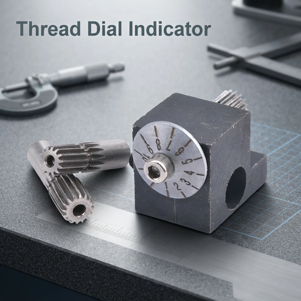 Metric Thread Dial Indicator Metal Thread Chasing Gauge for CJ0618 Grizzly G0765 Mini Lathe Threading Tool