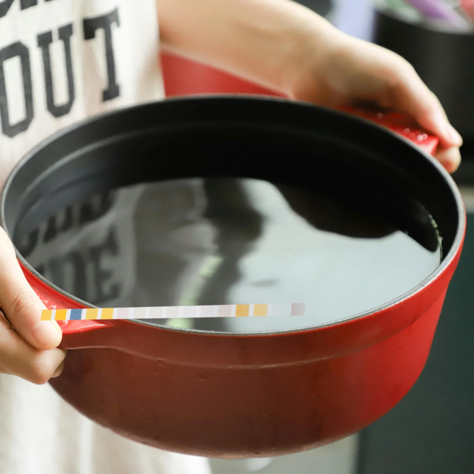 

50Pcs Water Testing Kit Easy to Use High Precision Strips for Household Drinking Water Safety and Purity Spa Test Strips