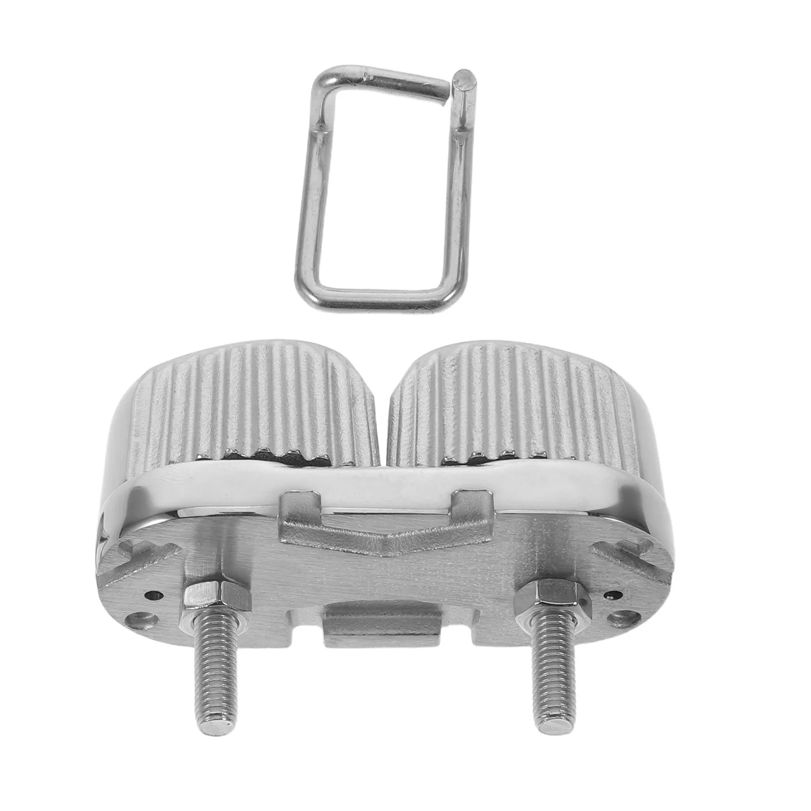 Stainless Steel Boat Cam Cleat 6 to 12mm Rope Guide Ring Polished Marine Sailing Hardware