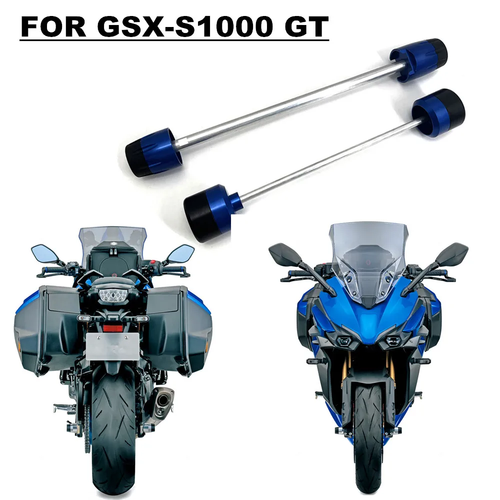 

Для Suzuki GSX-S1000GT GSX S1000 GT gsx s1000gt 2022 протектор колеса мотоцикла передняя и задняя оси слайдер столкновения