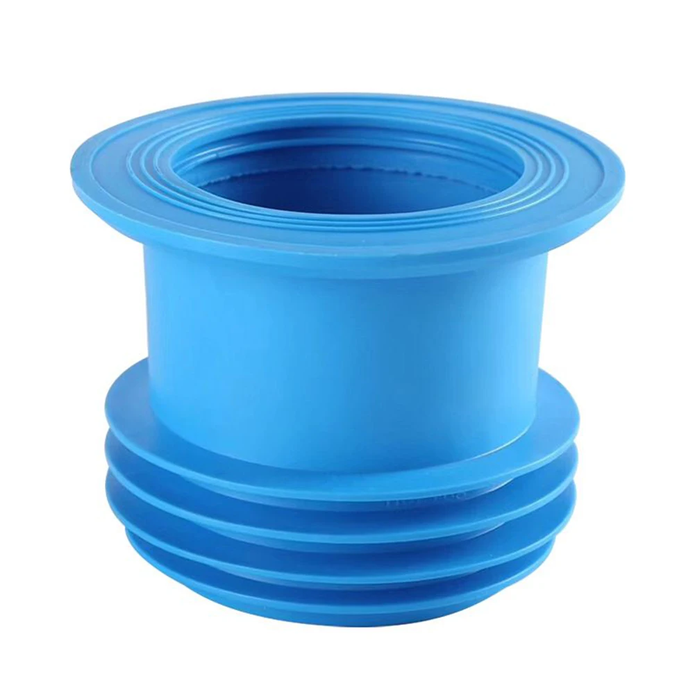 1pc Toilet Flange Ring Drain Pipe Floor Outlet Spill Sealing Bowl Ring Toilet Flange Extended Rubber Seal Ring Deodorization