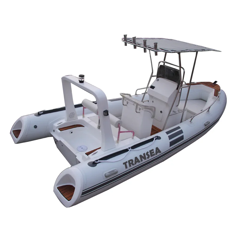 Barco inflable de 5,2 m 520 con motor de 4 tiempos 90HP instalado