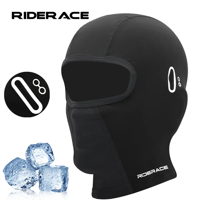 Sommer Radfahren Vollgesichtsmaske Sonnenschutz Gesichtsbedeckung Atmungsaktive Eisseide Schnell Trocknend Sturmhaube Outdoor Sport Reiten Camping Kappe