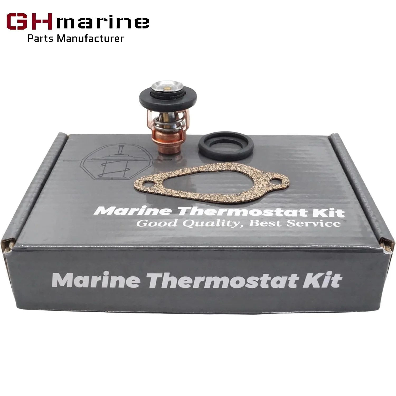 Thermostat Repair Service Kit for Mercury Marine 4 Str 8-30 HP Carb EFI Outboard Motors 855676002 8M0119207 8M0139434 855676005