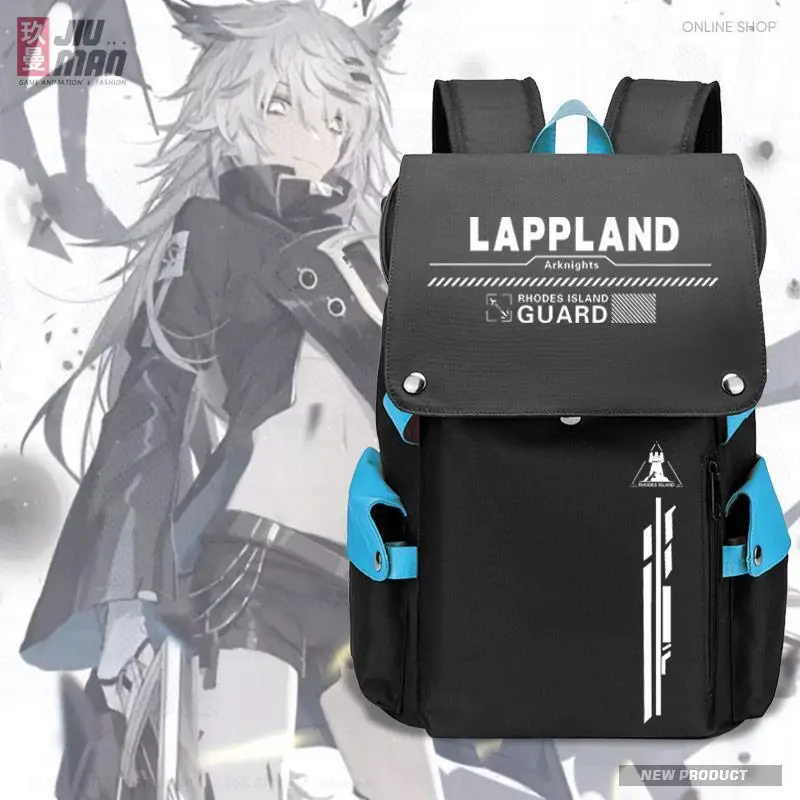 Anime Arknights Lappland Merchandise 2D Unisex Backpack Student Large Capacity School Bag Anime