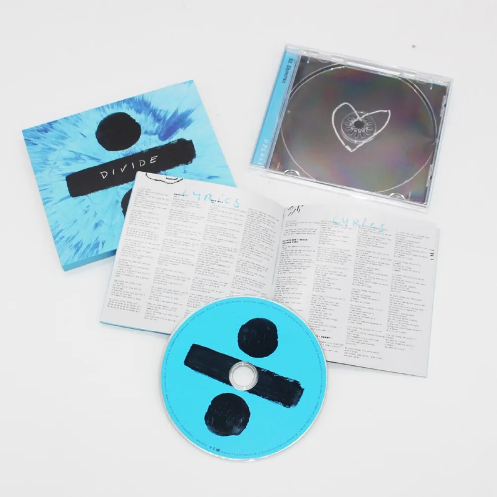 ED SHEERAN Divide Deluxe Edition Álbum de CD Registro de coleccionista de música pop occidental