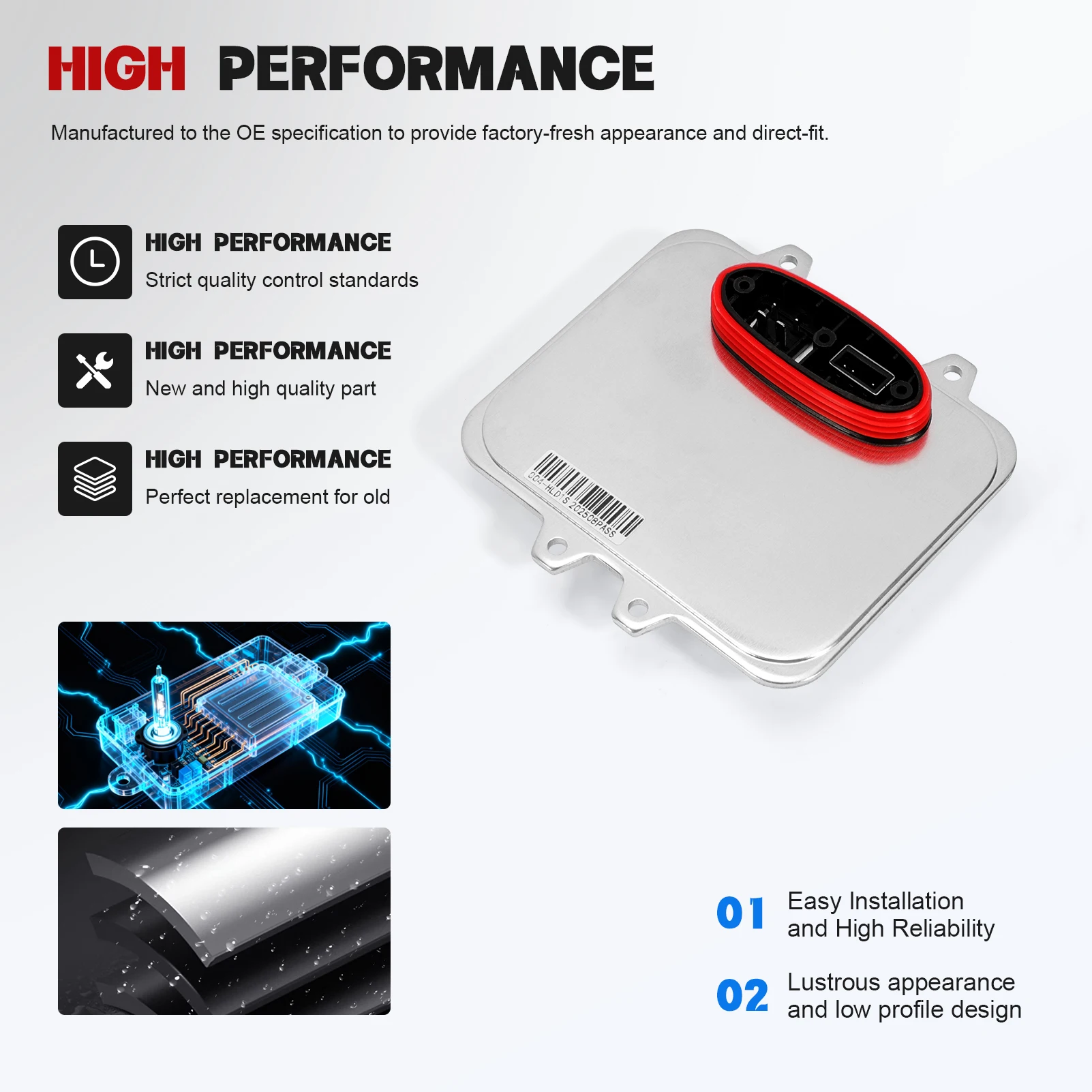 

2 шт. ксеноновый балласт HID 5DV00972000 для Vauxhall Opel Astra J Insignia A заменяет