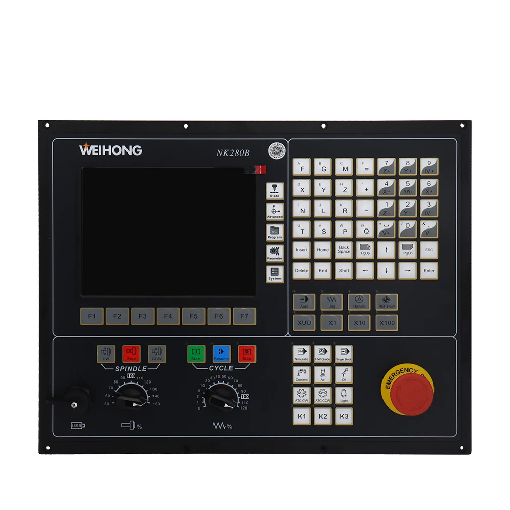 Wei Hong CNC Pulse Control System Lambda21A+NK280B 4Axis Bus Lambda21E Support ATC Straight Row Tool Change for CNC Wo