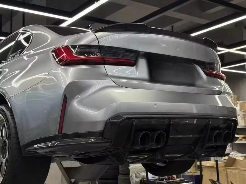 Car Accessories OEM Style Dry Carbon Rear Bumper Diffuser G80 G82 M3 M4 2021+ Car Parts Car Bumpers Conversion Kit