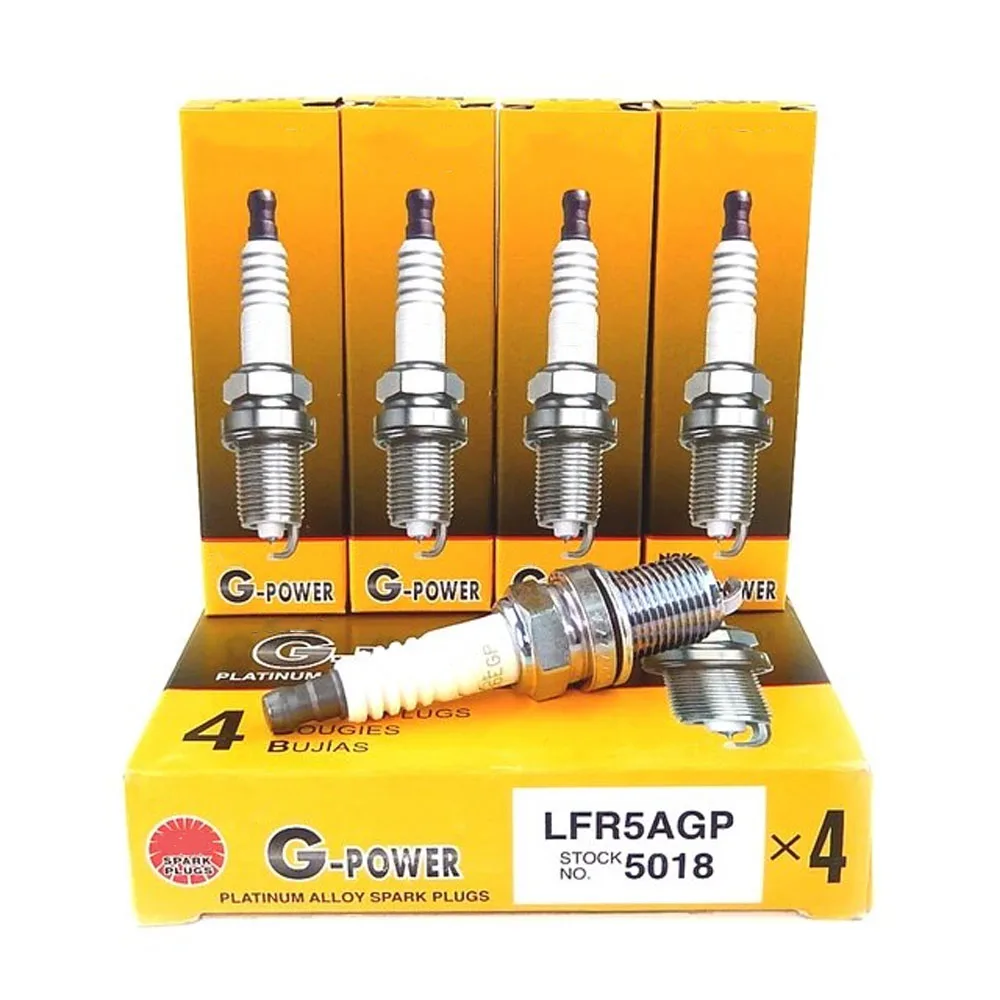 

12 шт./партия 5018 LFR5AGP платиновая Свеча зажигания для CITROEN HYUNDAI KIA MITSUBISHI NISSAN PEUGEOT 307 308 206 407 406 408