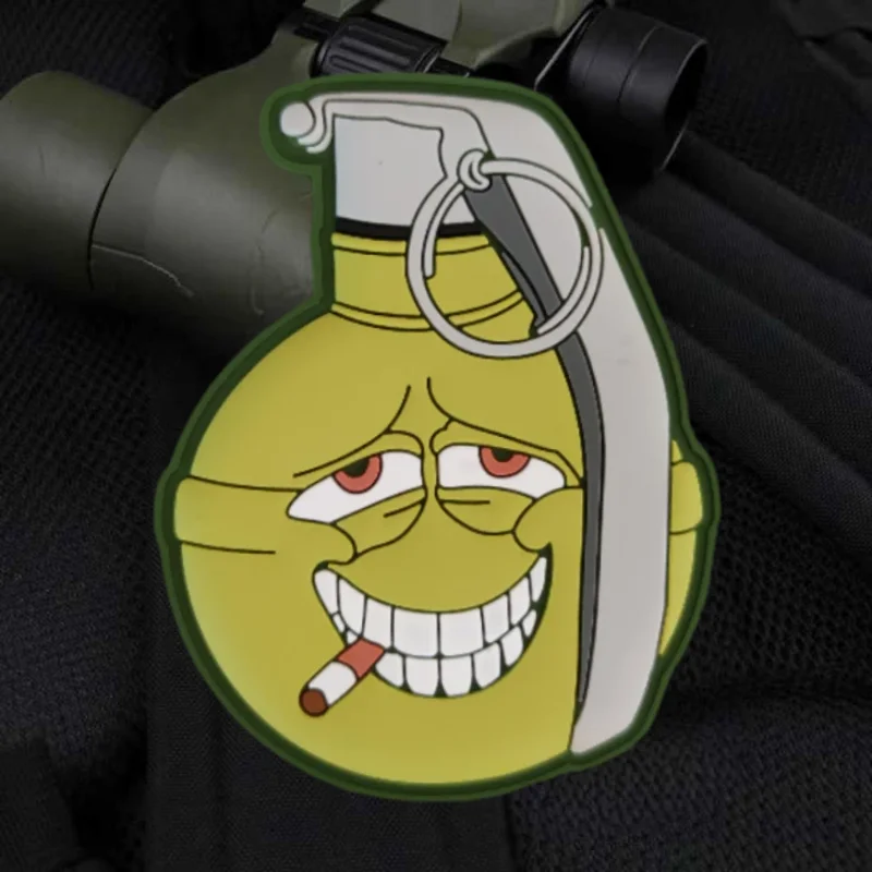 

Born for Killing 3D PVC Patch Bomb Military Tactical Hook and Loop Morale Badge Backpack Decorative Sticker DIY Clothing Armband