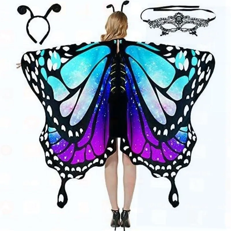 

Halloween Rotating Shawl Decoration Gradient Belly Dance Cloak Women's Performance Costume Chinese Brand Ixh7iCyh