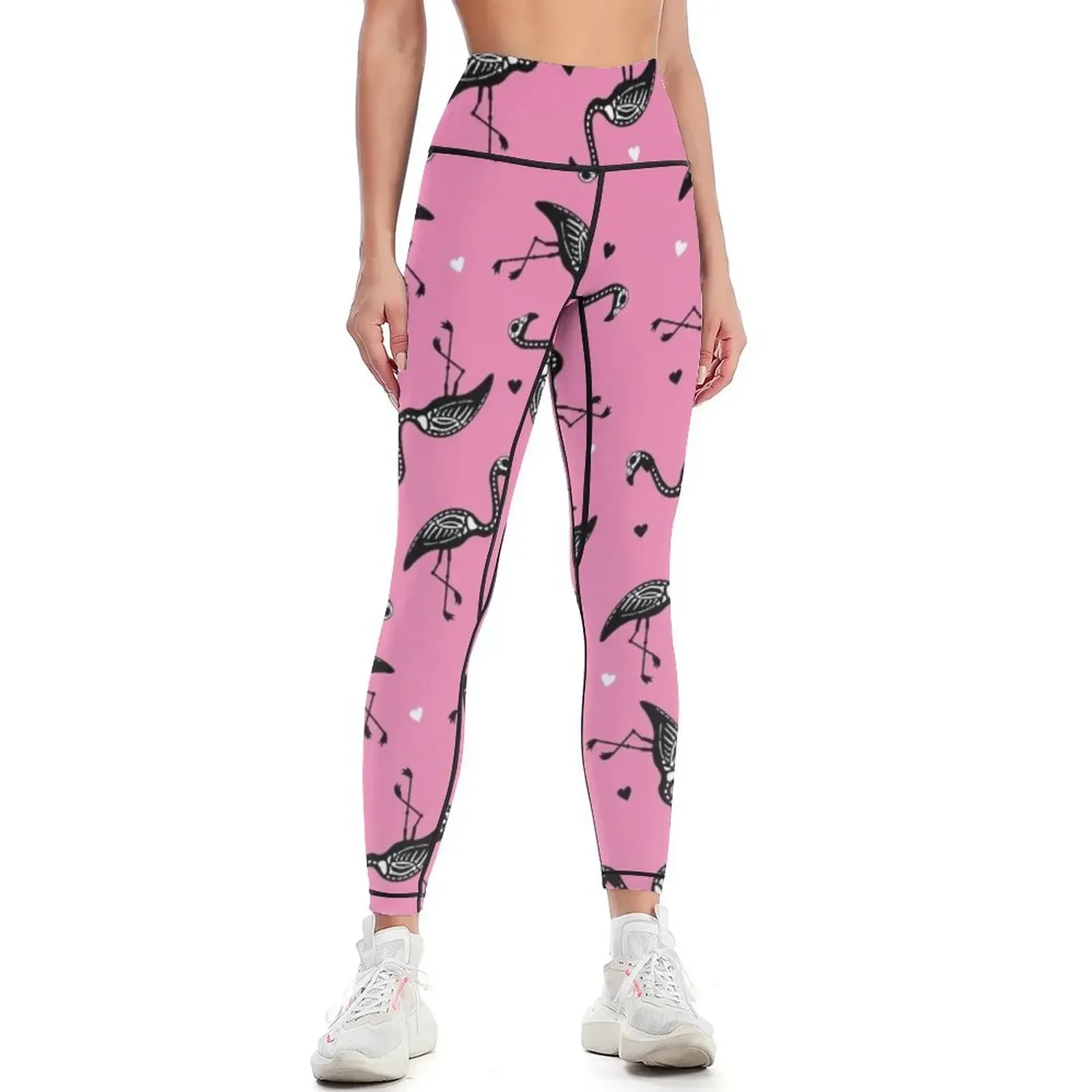 

Pink Skelingo Leggings sports tennis for for girls gym womans push up tights for Womens Leggings