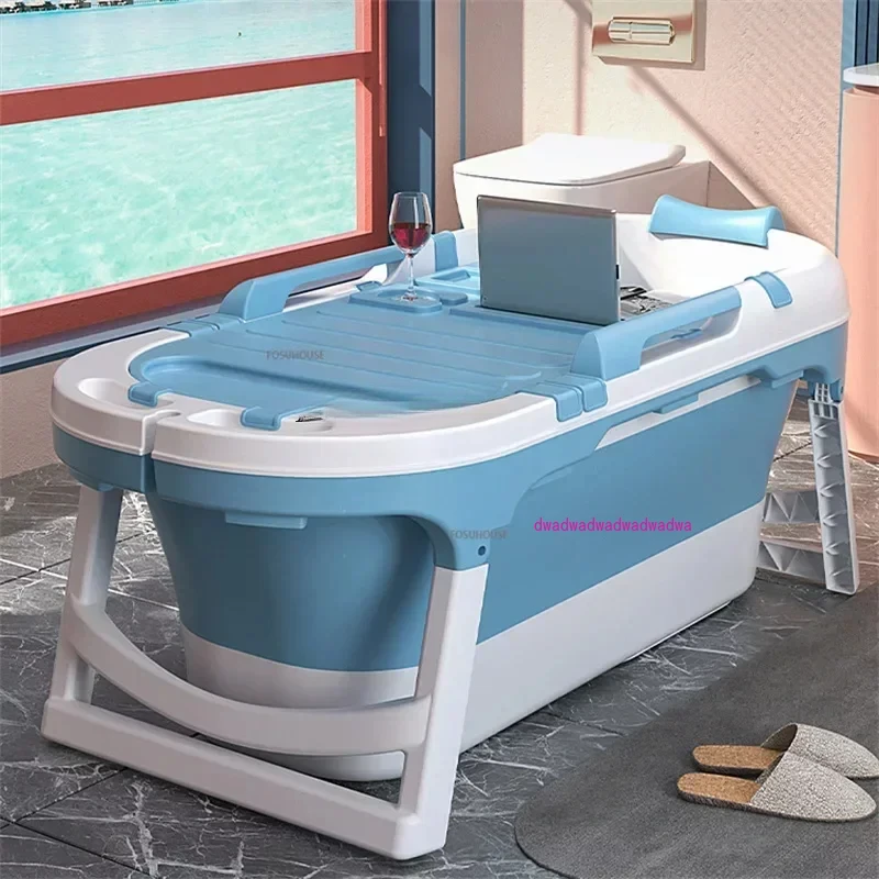 Household Whole Body Sweat Steaming Sauna Plastic Bathtubs Foldable Adult Large Capacity Shower Bath Bucket Bathroom Products