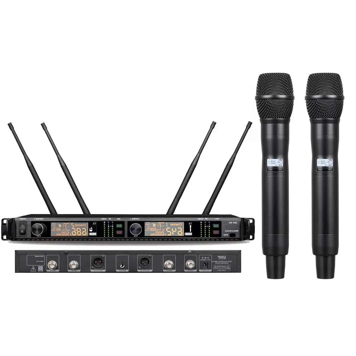 Dual Channel UHF AD2 AD4D Digital Wireless Microphone System UR2 ksm9 Dynamic Capsule 4 Antenna Stage Performance
