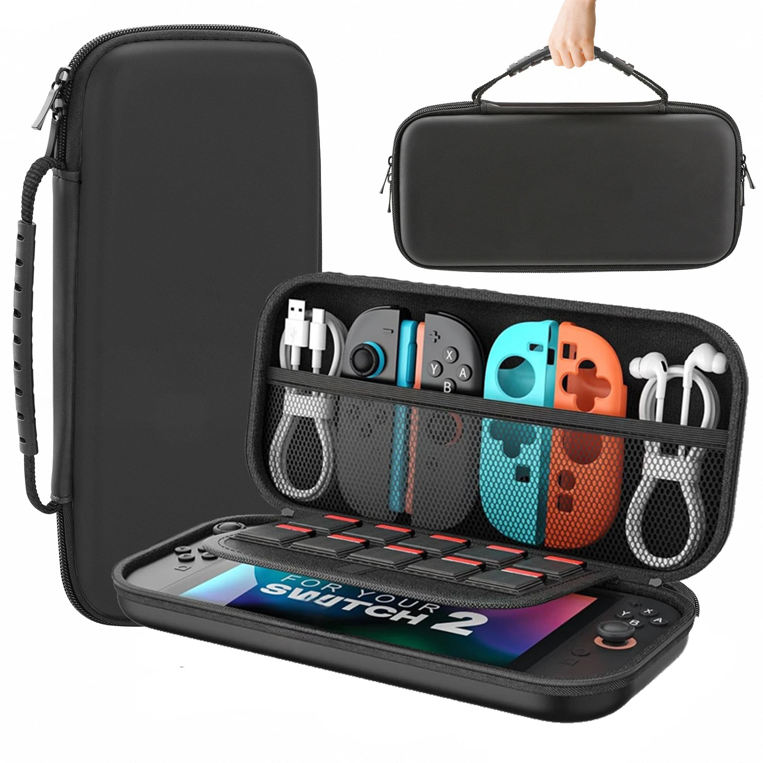 

Carrying Case for Switch 2 Portable Storage Bags for Nintendo Switch 2 Switch2 2025 PU EVA Protective Cover Accessories