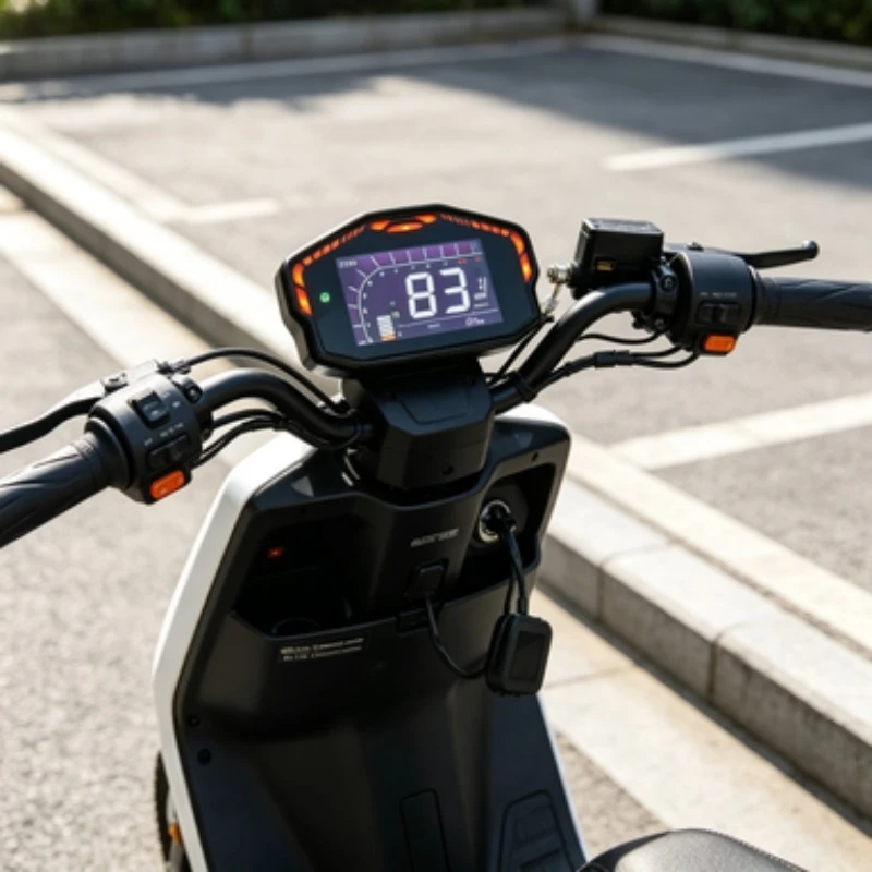 Digital CAN Bus Speedometer Dashboard One Line Communication Electric Motorcycle Display Meter For Electric Scooter E-Bike