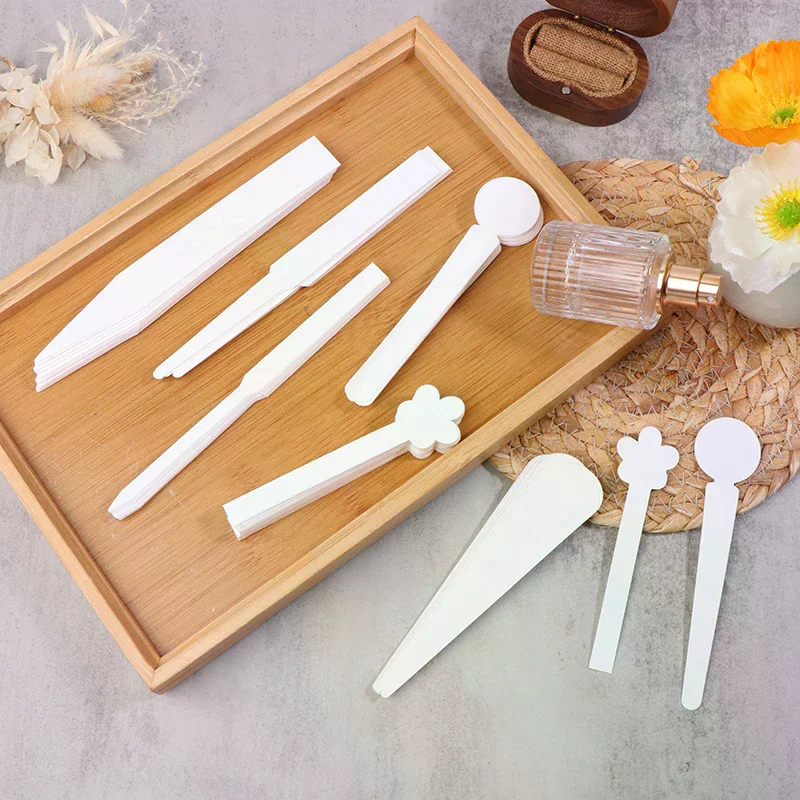 Perfume Fragrance Tester - 100 adet/grup Yuvarlak Kafa Test Aromaterapi