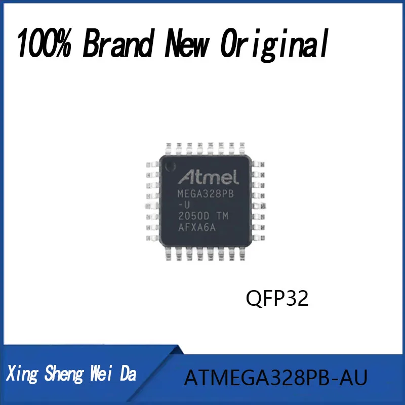 1PCS-10PCS Original Genuine ATMEGA328PB-AU ATMEGA328PB MEGA328PB-U ATMEGA328PBAU TQFP32 IC single chip micro controller TQFP-32