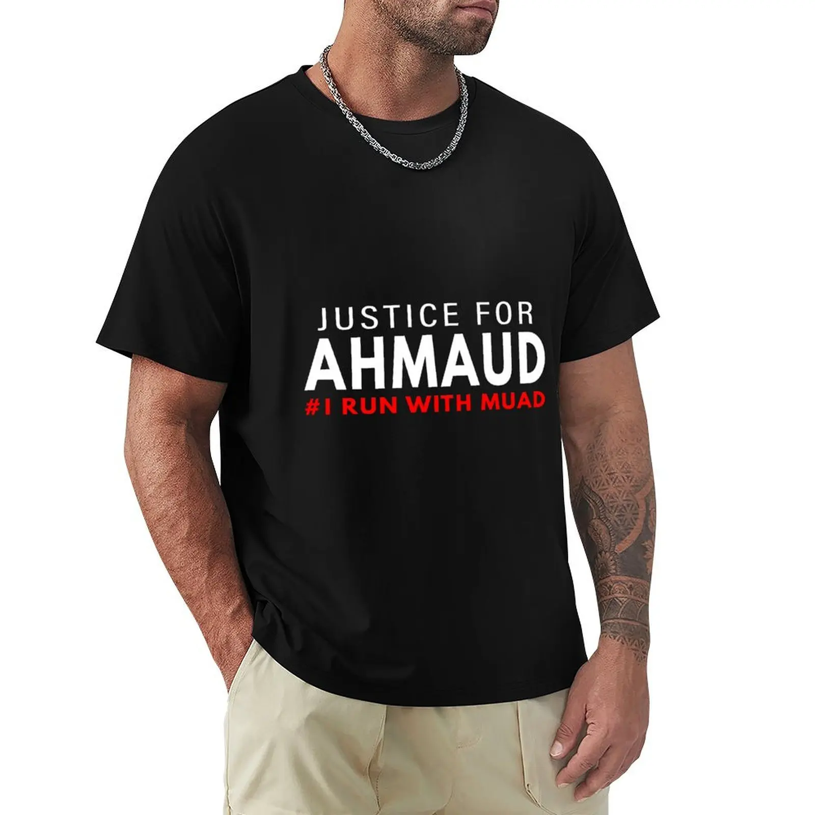 Justice for Ahmaud -i Run With Maud T-Shirt plus sizes anime t shirts anime tshirt funny t shirts for men