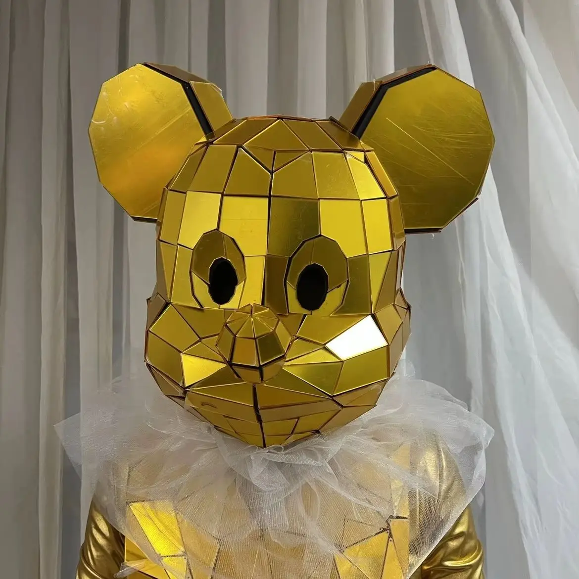 

Mirror Animal Mask Easter Bunny Headgear Rabbit Bull Mickey Fox Cat Deer Various Styles of Reusable Costume Accessories