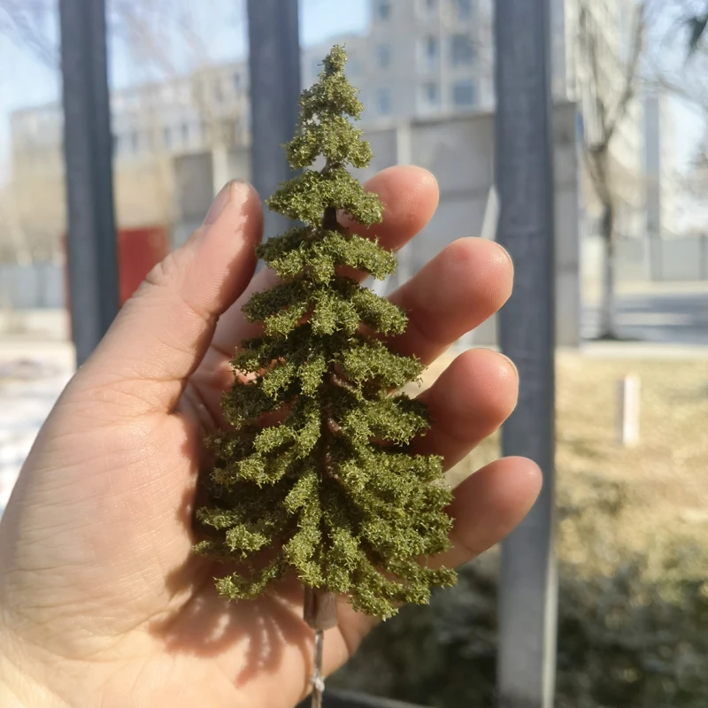 50/160/960ml simulazione albero lascia modello di plastica produzione di alberi tavolo di sabbia militare modello di costruzione vegetazione paesaggistica