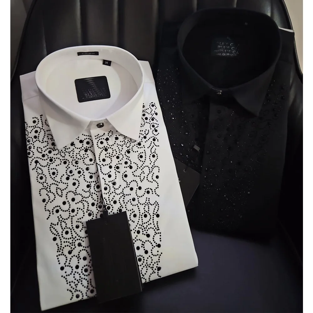 Men's Casual Button Down Shirt Long Sleeve Solid Color Cotton Blend Lightweight Business Office Work Top