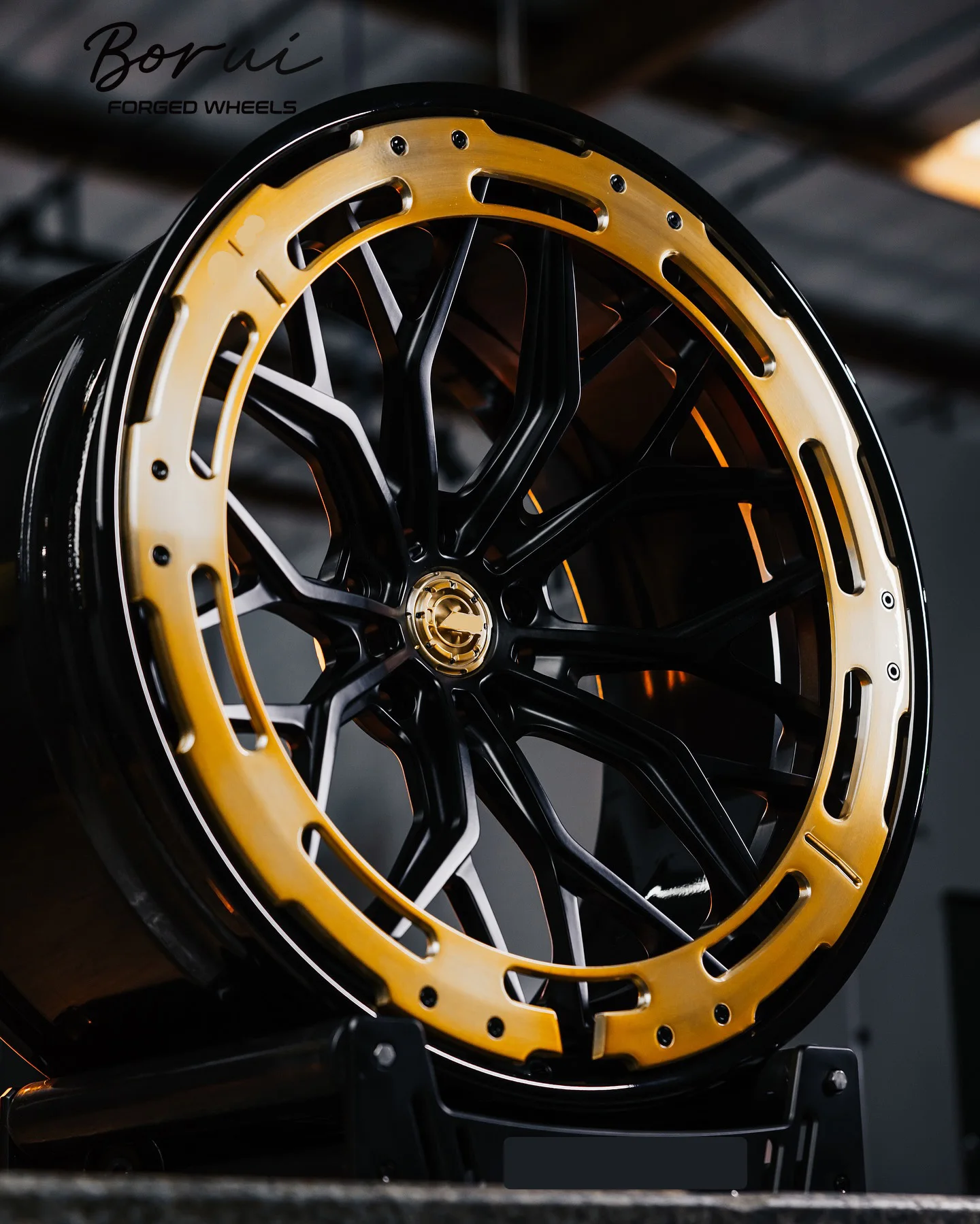 Customized 22 Inch Forged Bronze Alloy Racing Wheel High Performance 5x112 2-Piece Rims For BMW G30 F30 F10 Passenger Cars