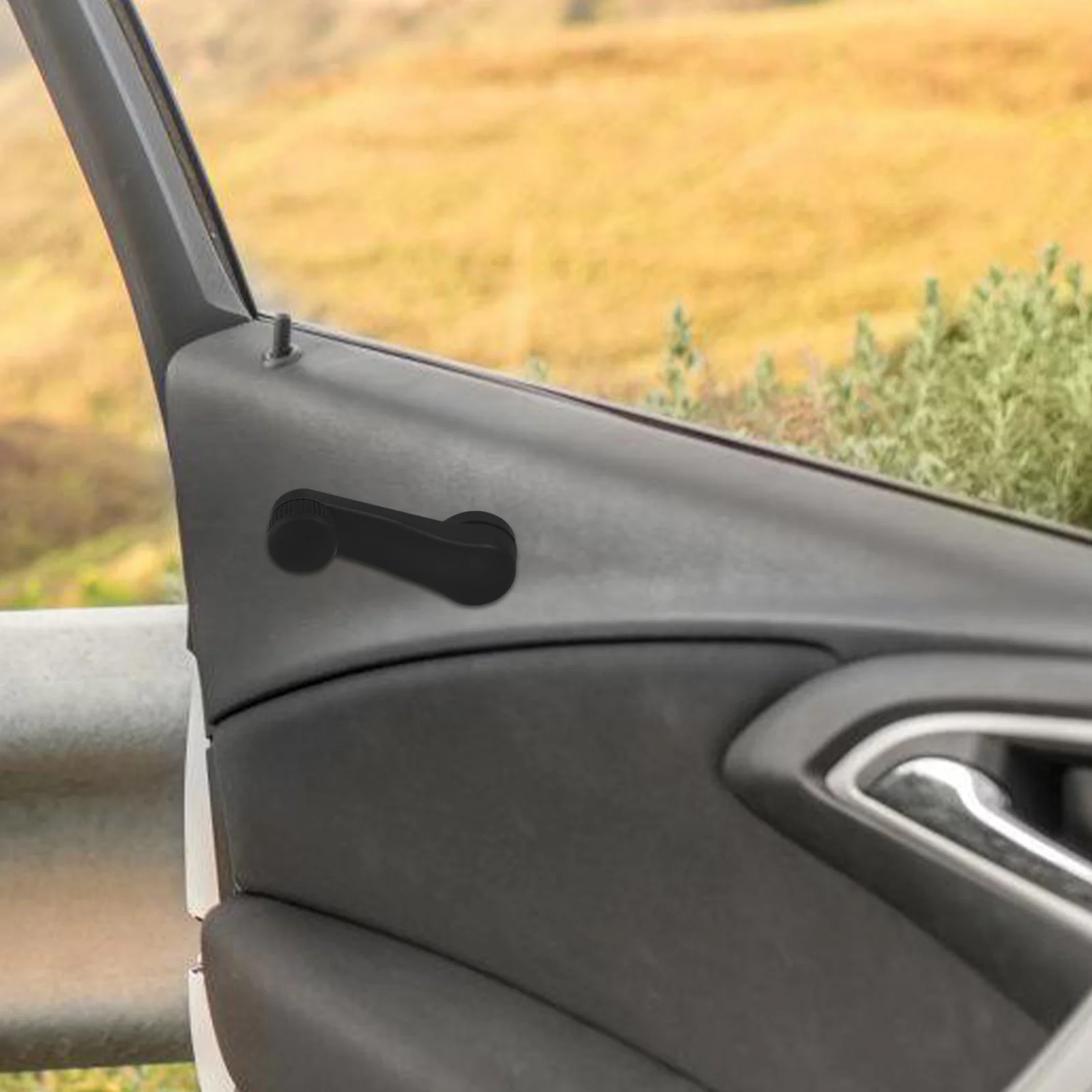 

Car Window Crank Handle Durable Smooth Operation Manual Window Opener For Driver Passenger Side Replacement Auto Parts Rv